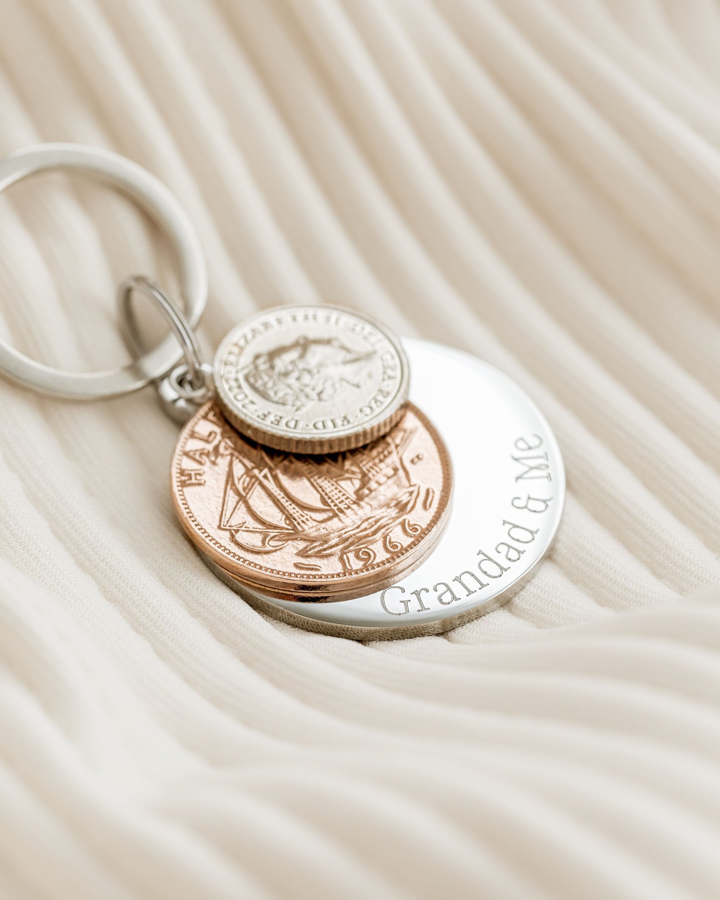 Personalised Coin Keyring