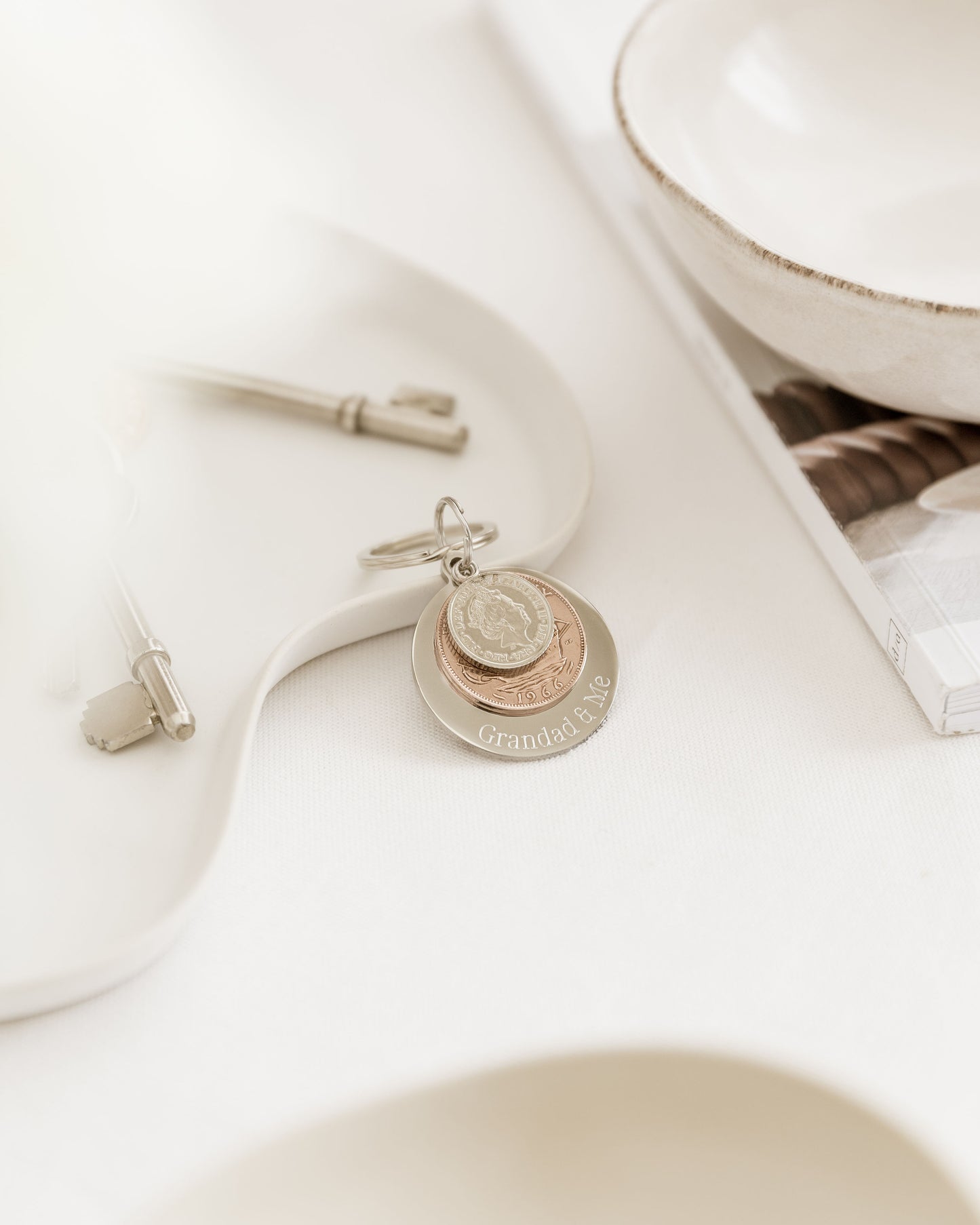 Personalised Coin Keyring