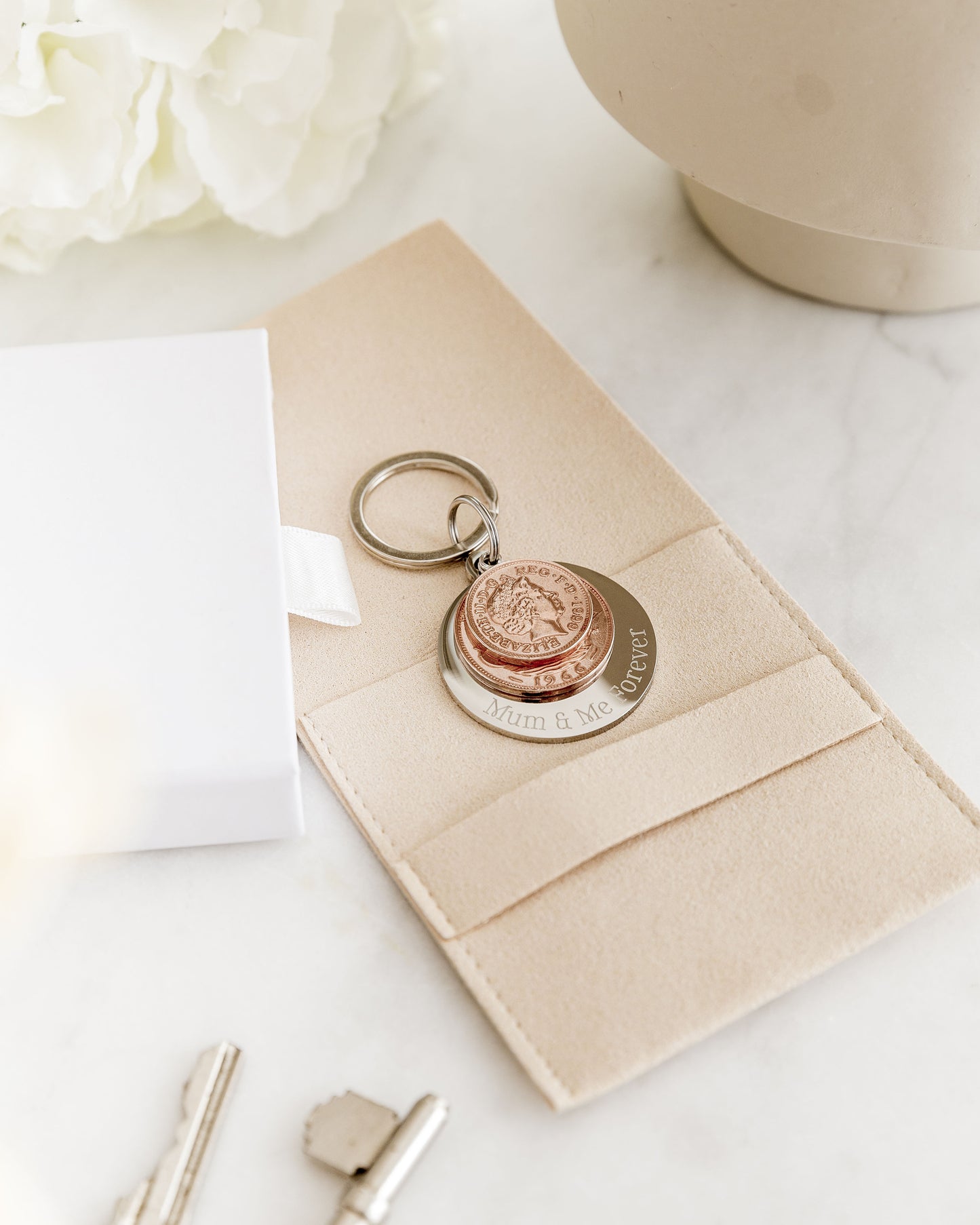 Personalised Coin Keyring
