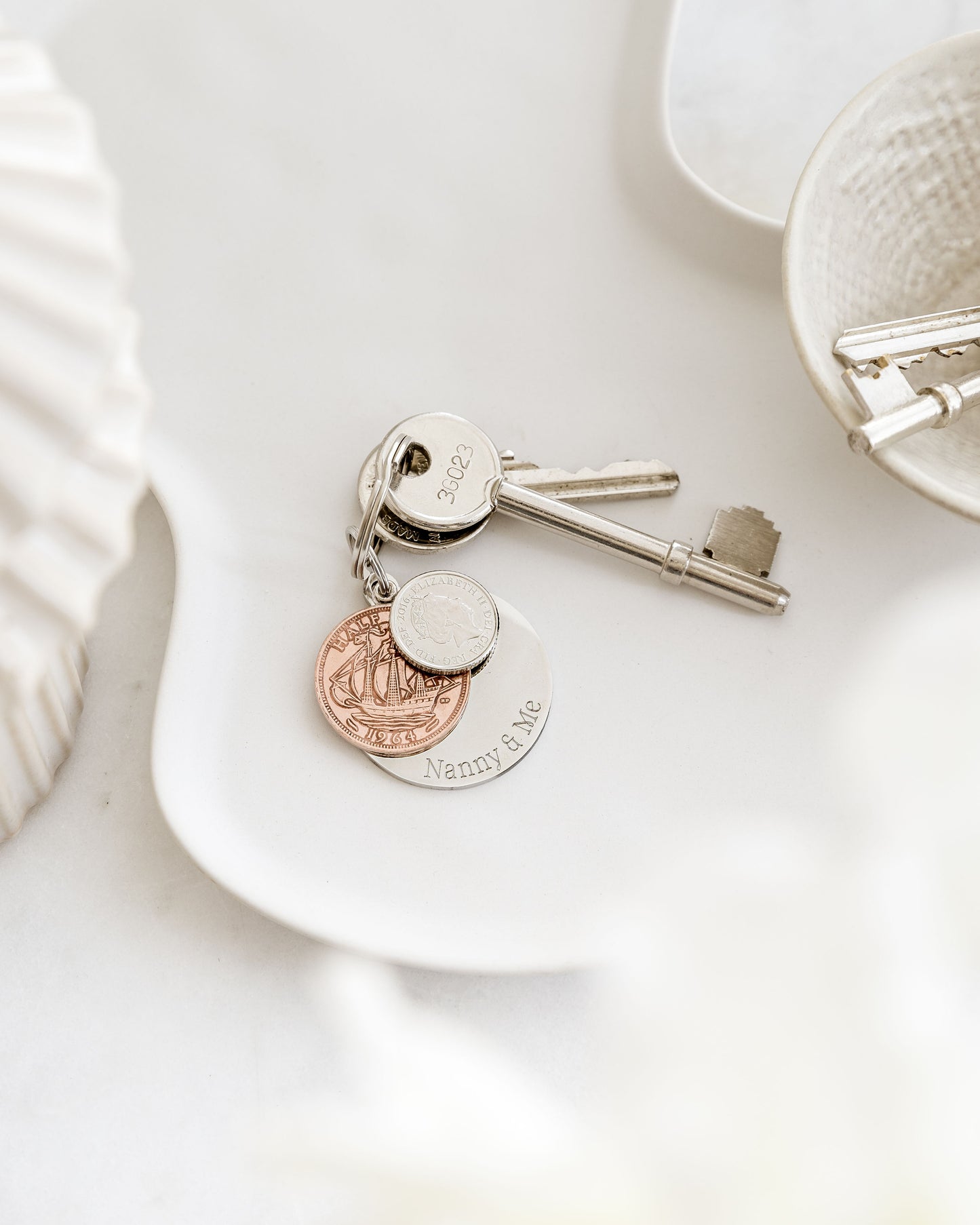 Personalised Coin Keyring