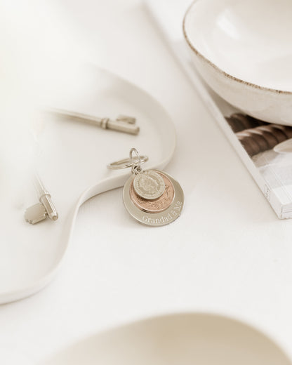 Personalised Coin Keyring